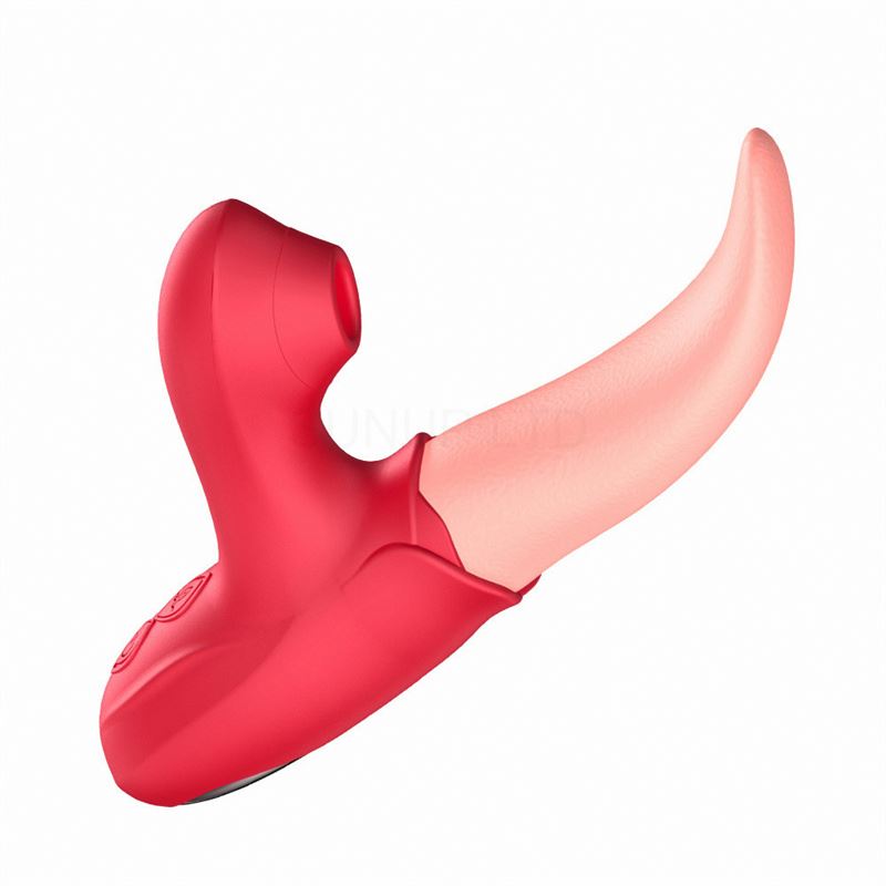 H48 Tongue Shaped Licking and Tapping Vibrator