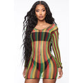 CW57 Islander Net Long Sleeve Cover Up/Lingerie