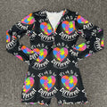 A994 Autism Awareness Design Adult One Piece Pajama
