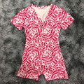 E679  Pink Money Design Adult One Piece Pajama