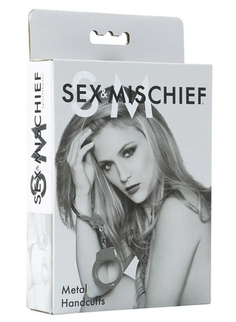 SM78 Sex and Mischief Metal Handcuffs